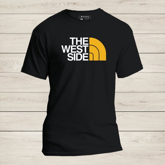 The West Side Parody Black T-Shirt - Soft Modern Fit Hip-Hop West Coast Tee NEW - Picture 1 of 4